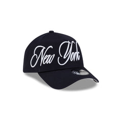 New York Yankees Calligraphic 9FORTY A-Frame Snapback Hat