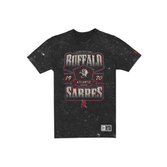 Buffalo Sabres Throwback Washed Graphic Black T-Shirt