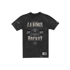 Los Angeles Kings Throwback Washed Graphic Black T-Shirt