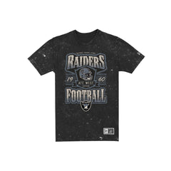 Las Vegas Raiders Throwback Washed Graphic Black T-Shirt