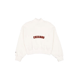 Chicago Bears Women's Chrome White Quarter Zip
