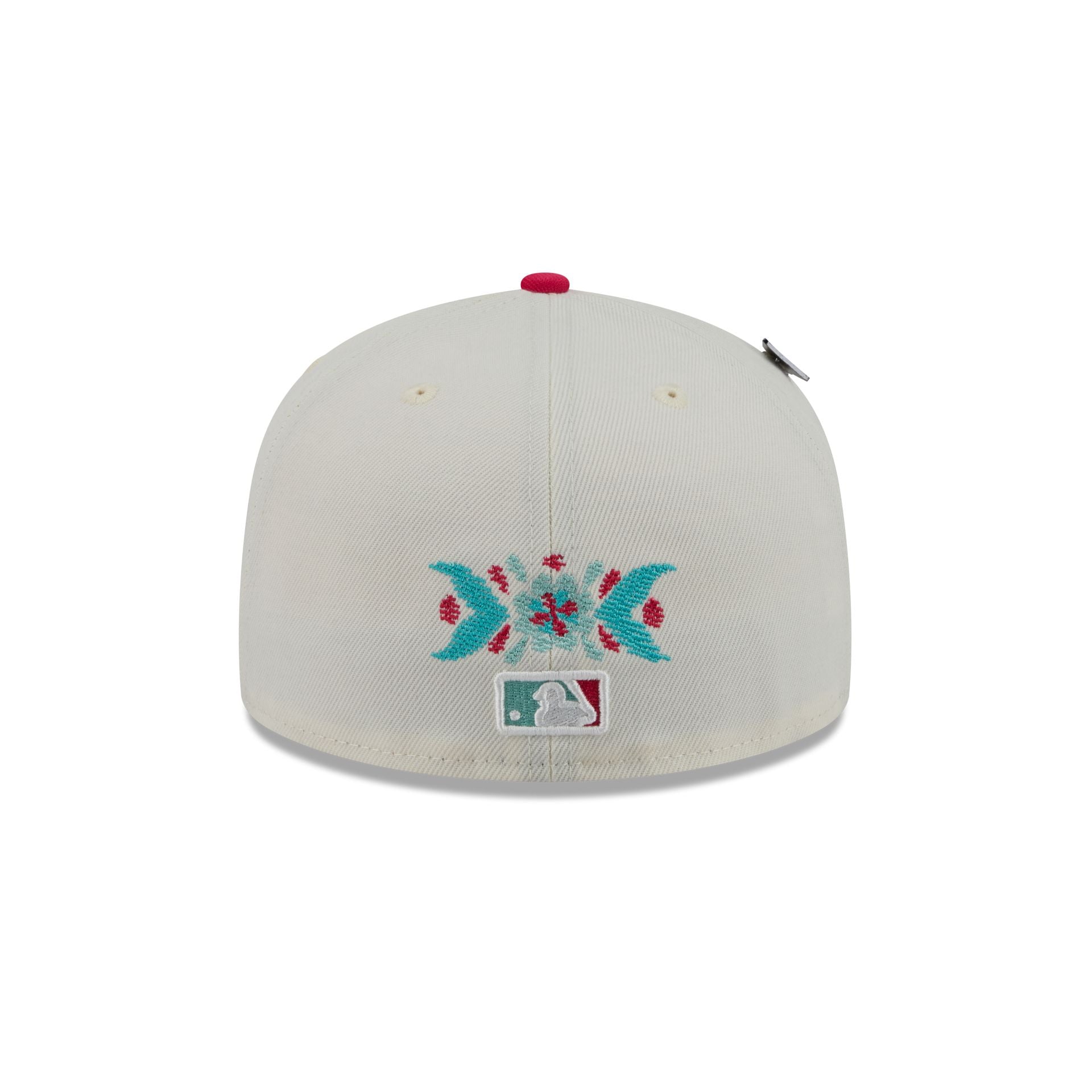 Los Angeles Angels Day of the Dead Chrome White 59FIFTY Fitted Hat