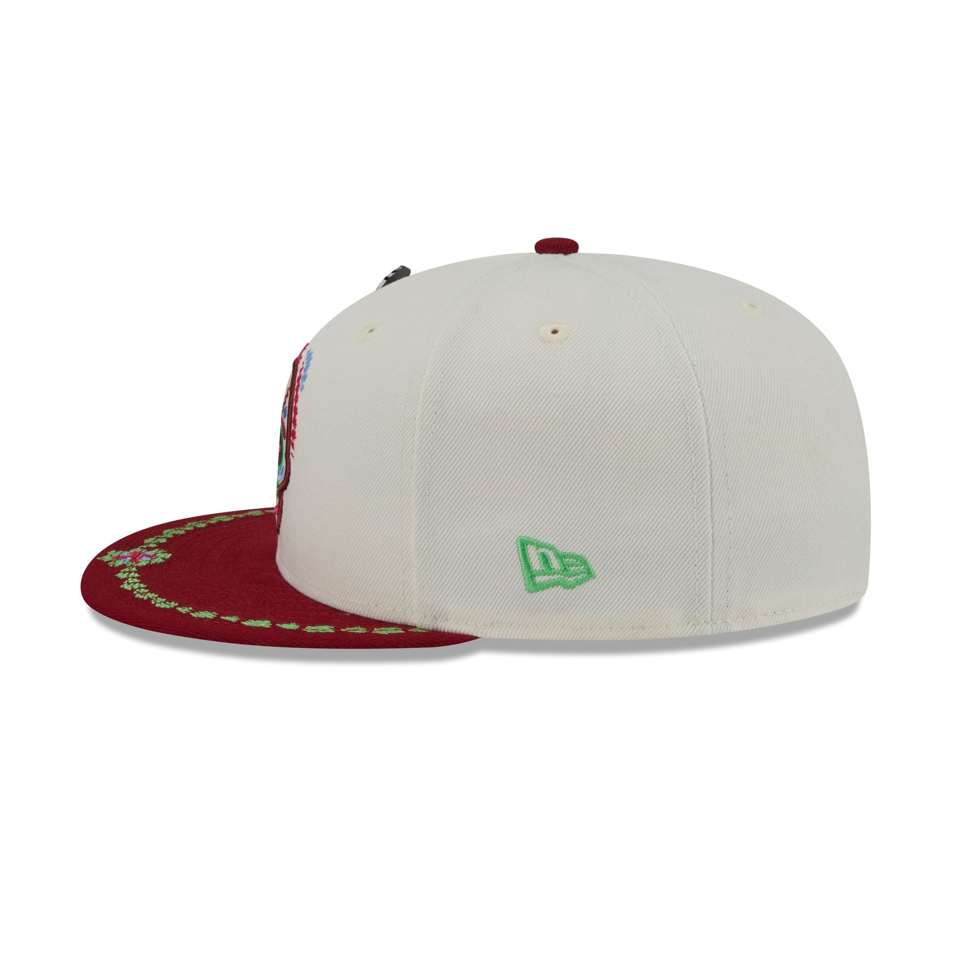 Boston Red Sox Day of the Dead Chrome White 59FIFTY Fitted Hat