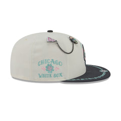 Chicago White Sox Day of the Dead Chrome White 59FIFTY Fitted Hat