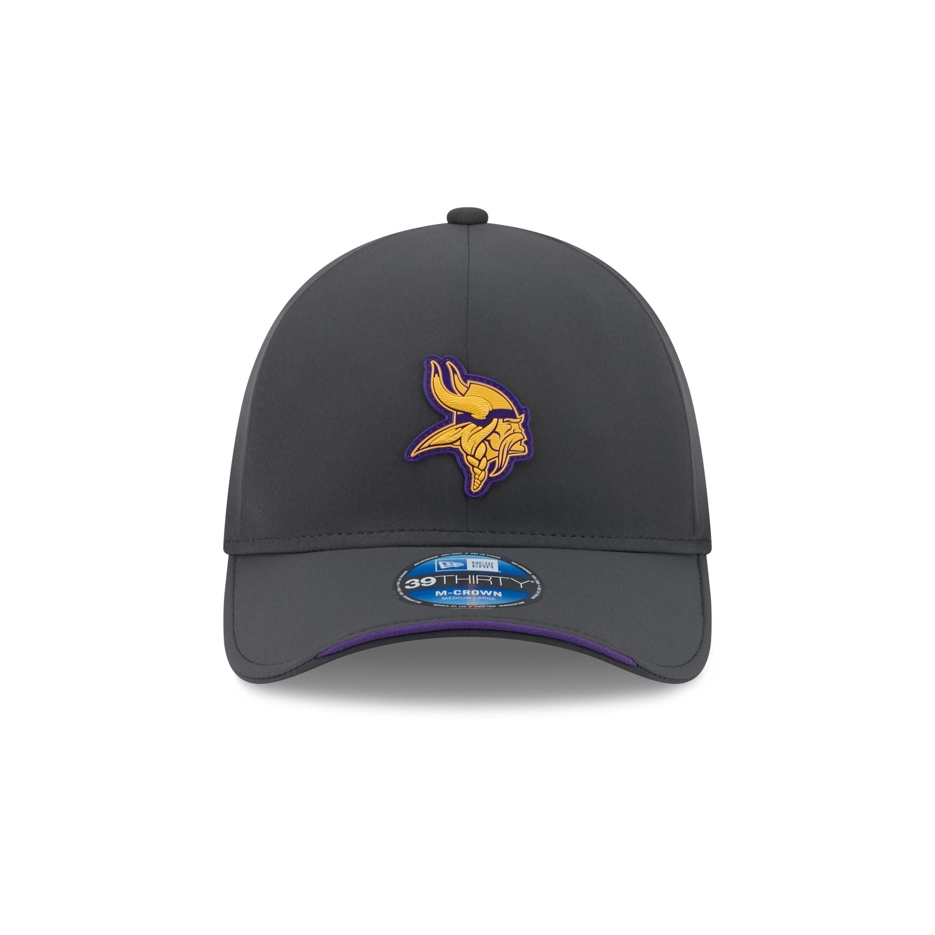 Minnesota Vikings 2026 Sideline Cold Weather 39THIRTY M-Crown Stretch Fit Hat