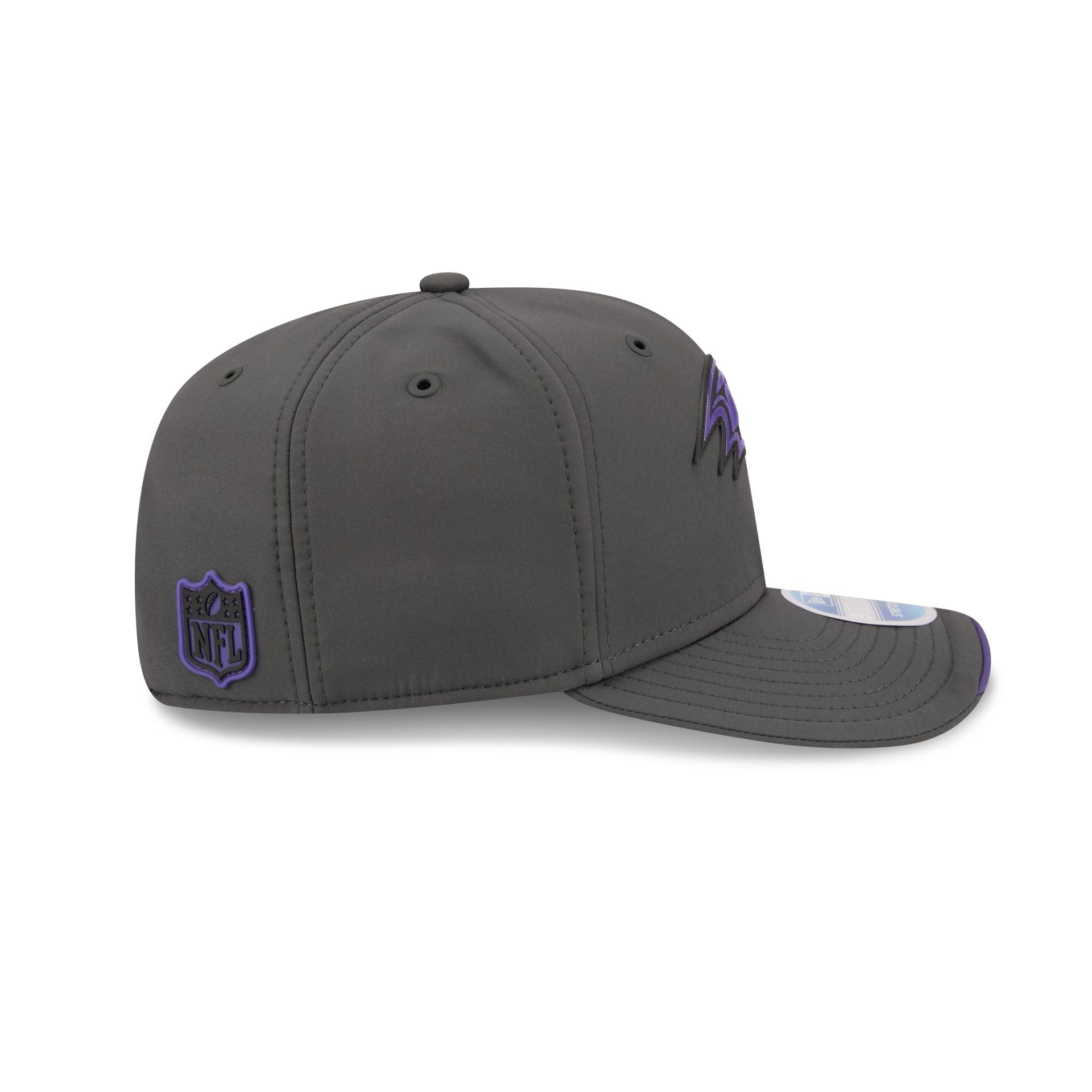 Baltimore Ravens 2026 Sideline Cold Weather 9SEVENTY Stretch-Snap Hat