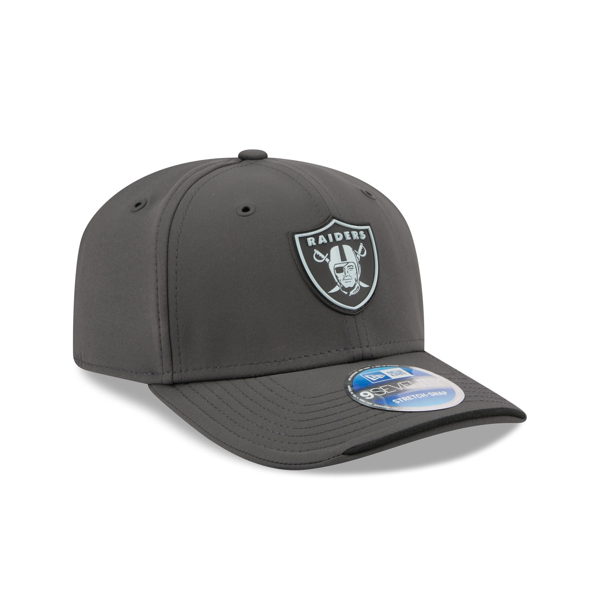 Las Vegas Raiders 2026 Sideline Cold Weather 9SEVENTY Stretch-Snap Hat