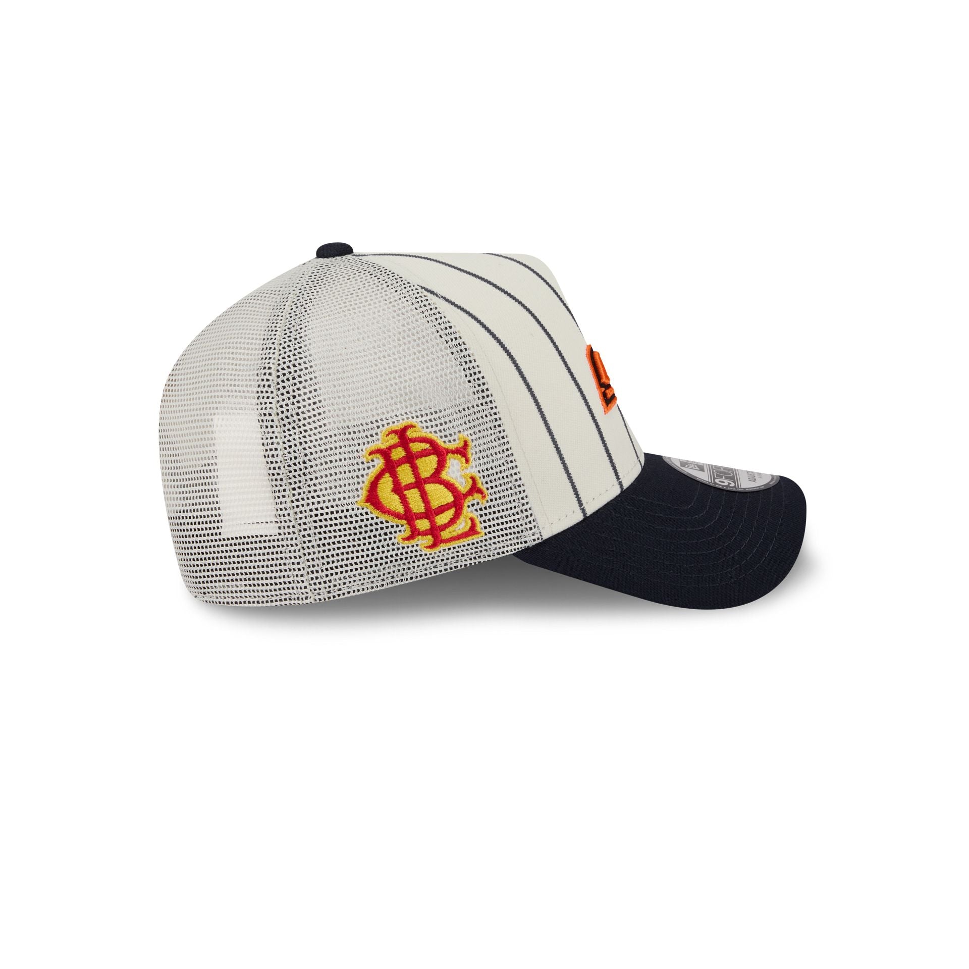 Big League Chew® x Oklahoma State Cowboys Pinstripe 9FORTY A-Frame Trucker Hat