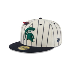 Big League Chew® x Michigan State Spartans Pinstripe 59FIFTY Fitted Hat