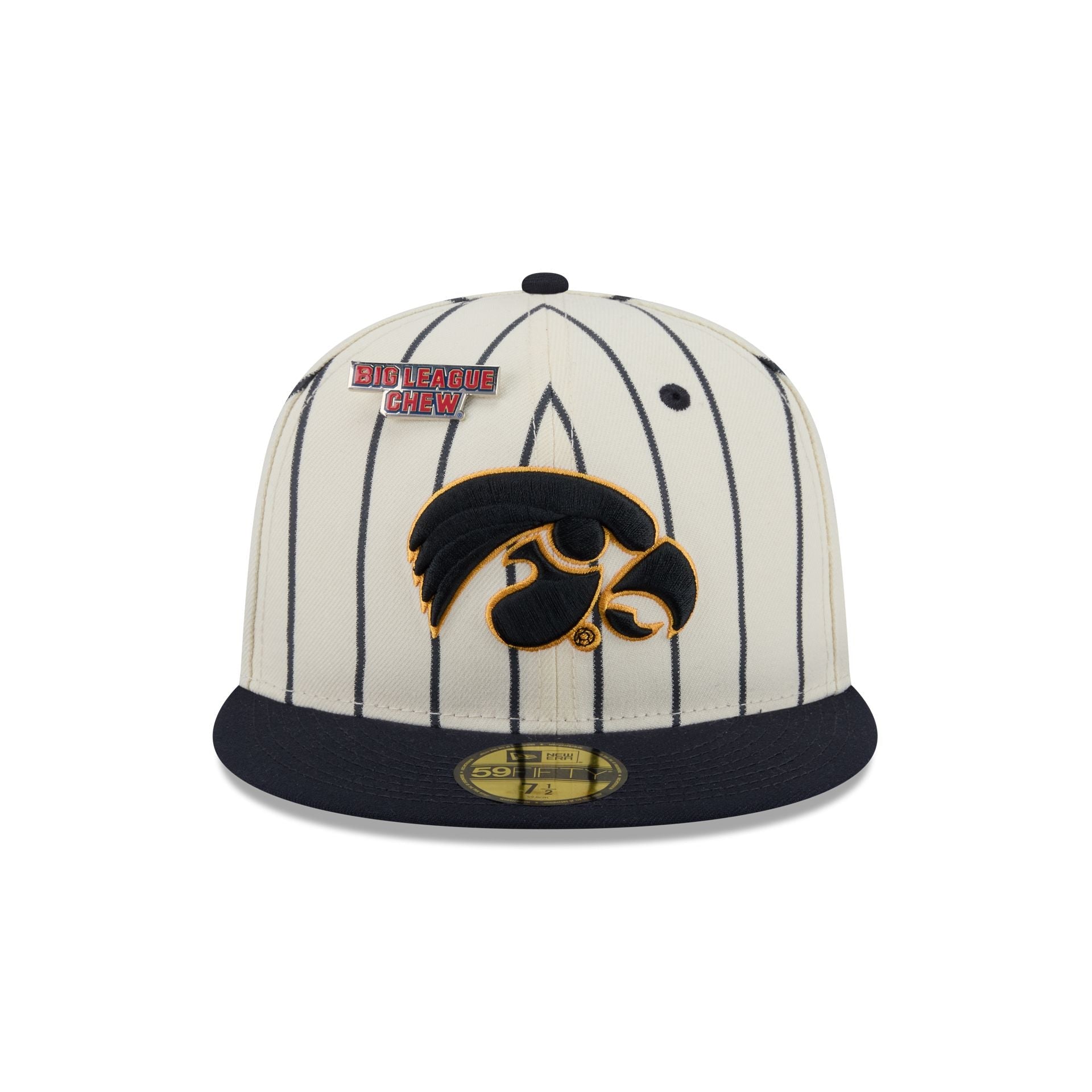 Big League Chew® x Iowa Hawkeyes Pinstripe 59FIFTY Fitted Hat