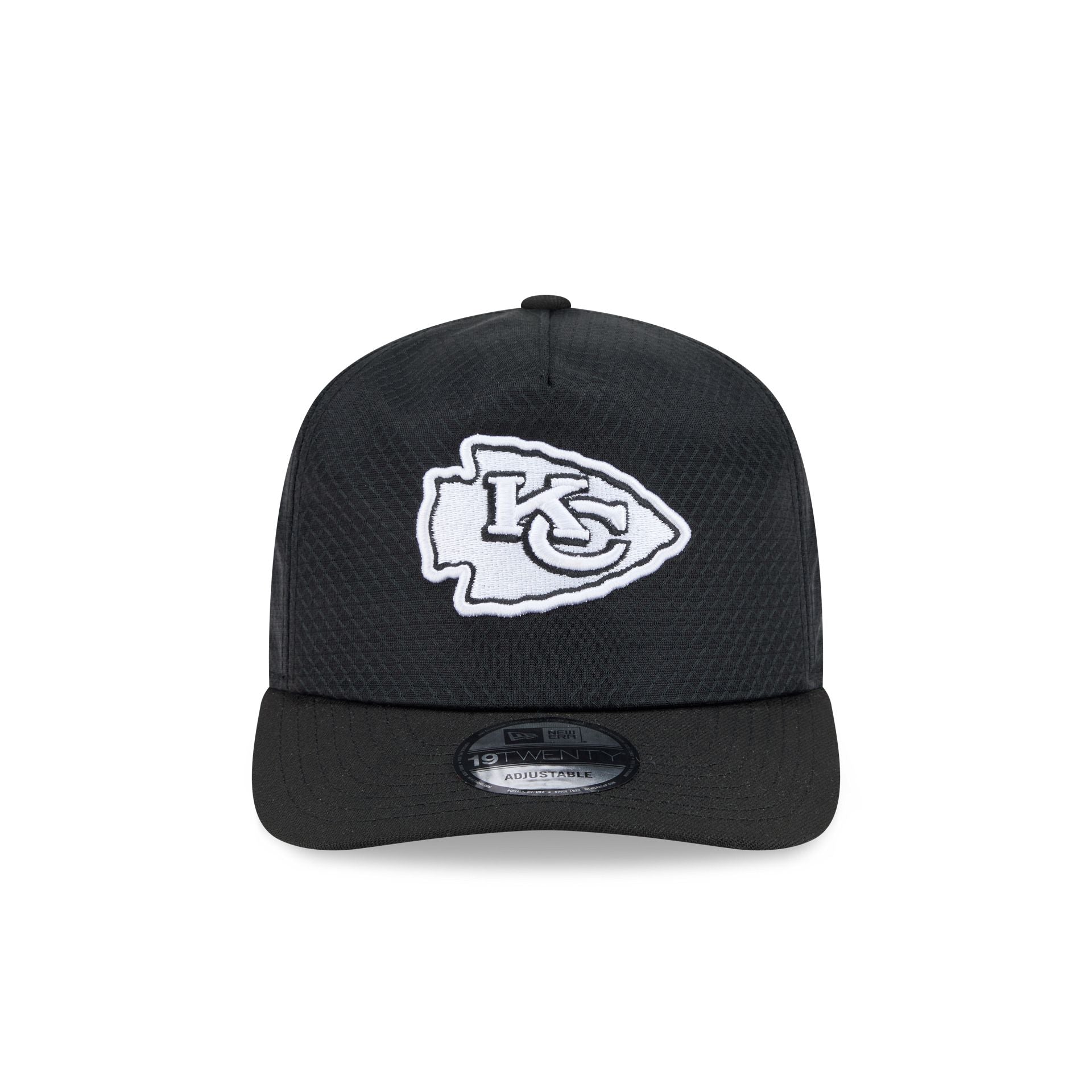 Kansas City Chiefs Black & White Mesh 19TWENTY Trucker Hat