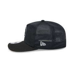 Atlanta Hawks Black & White Mesh 19TWENTY Trucker Hat