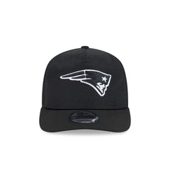 New England Patriots Black & White Mesh 19TWENTY Trucker Hat