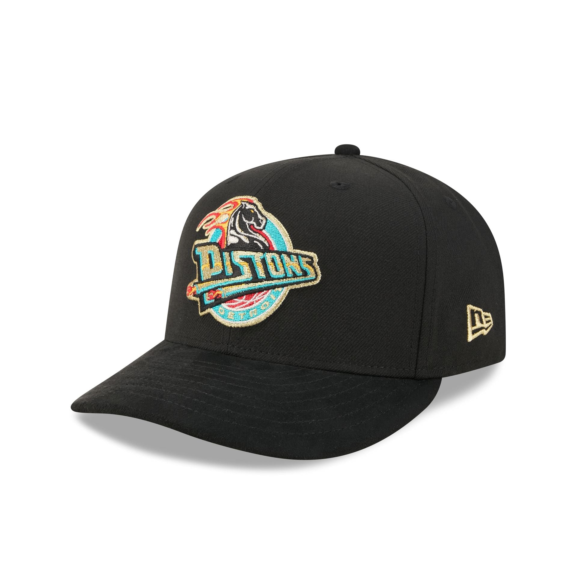 Detroit Pistons Hardwood Classics Side Patch 9FIFTY Snapback Hat
