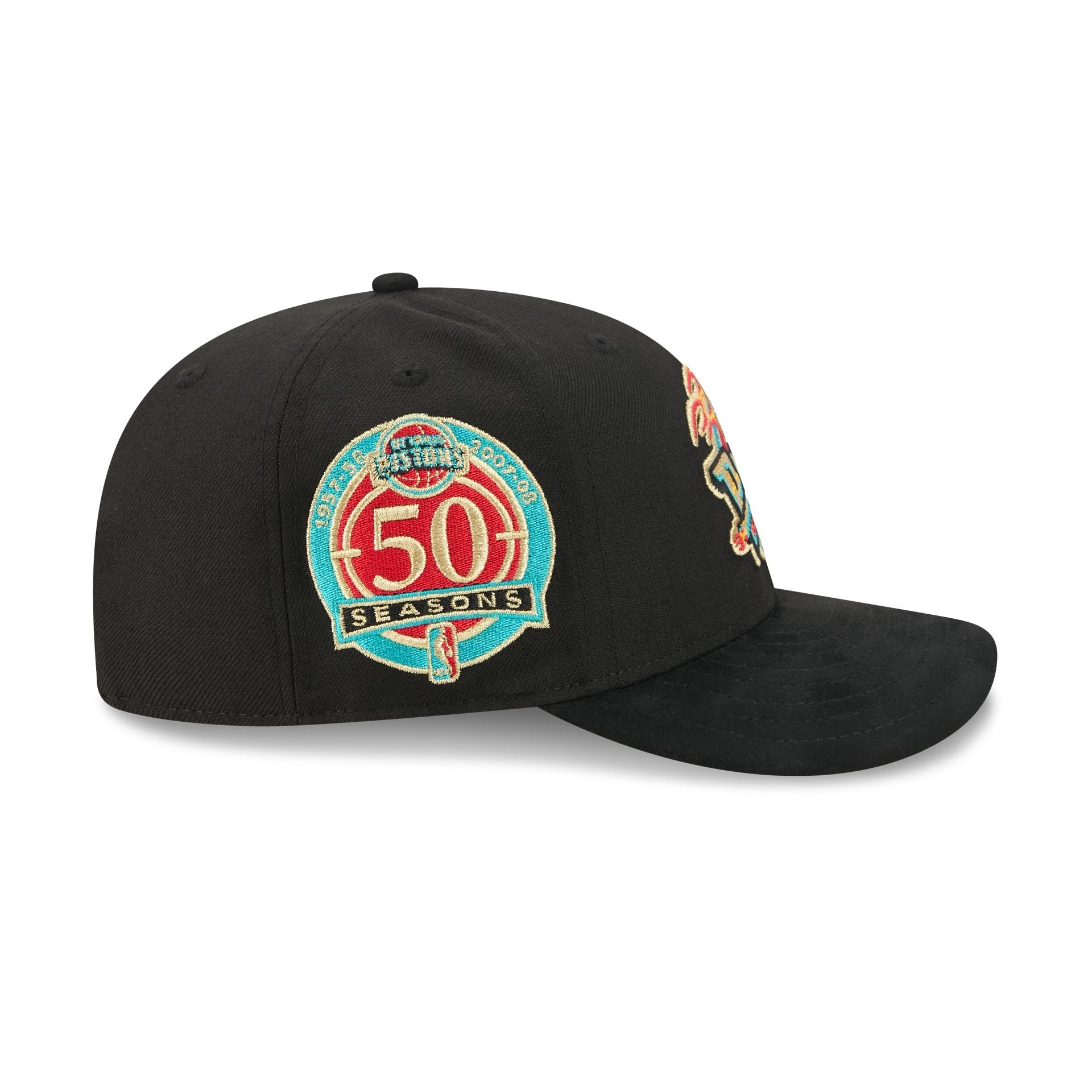 Detroit Pistons Hardwood Classics Side Patch 9FIFTY Snapback Hat