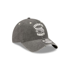Charlotte Hornets Washed Black Cotton 9TWENTY Adjustable Hat