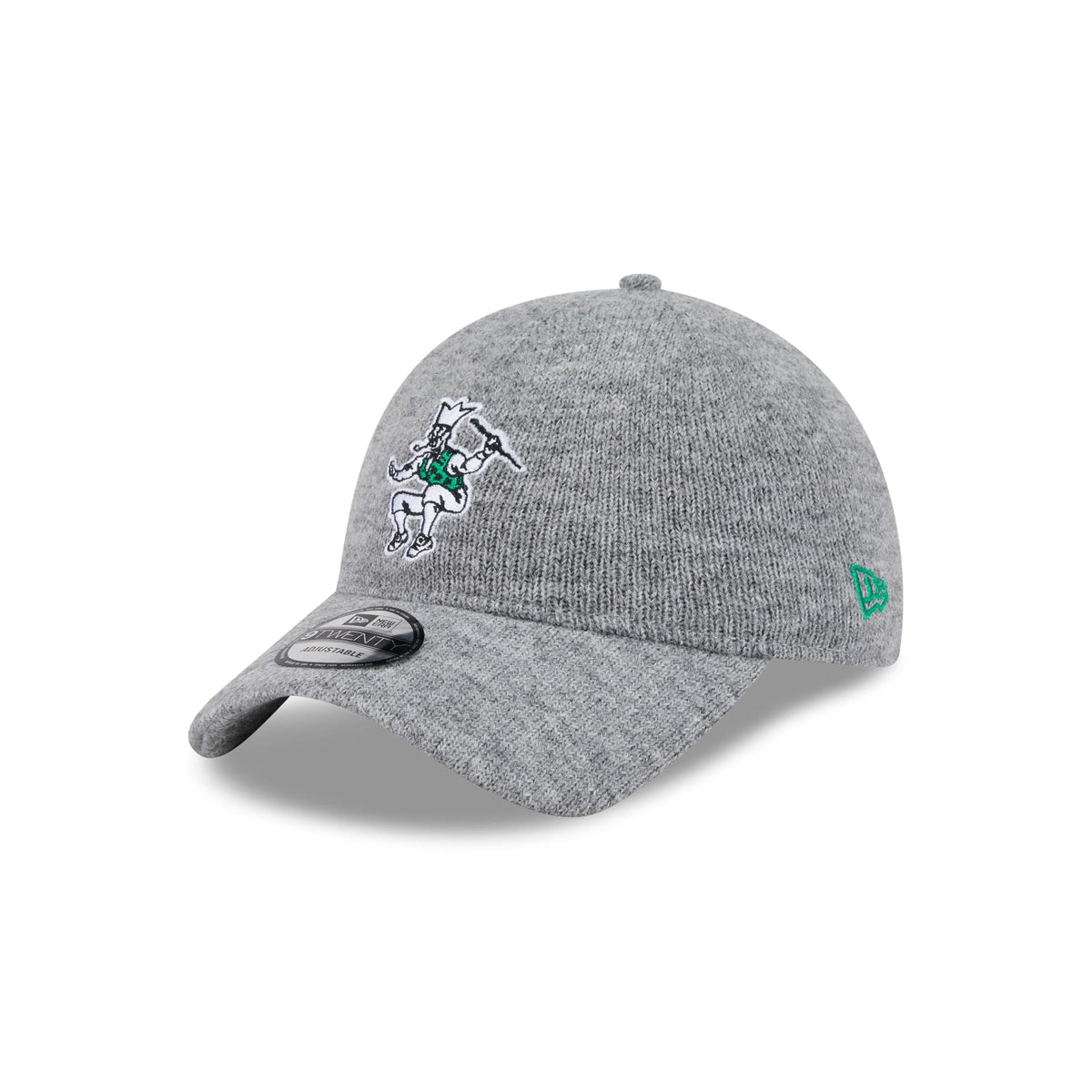 Boston Celtics Gray Wool 9TWENTY Adjustable Hat