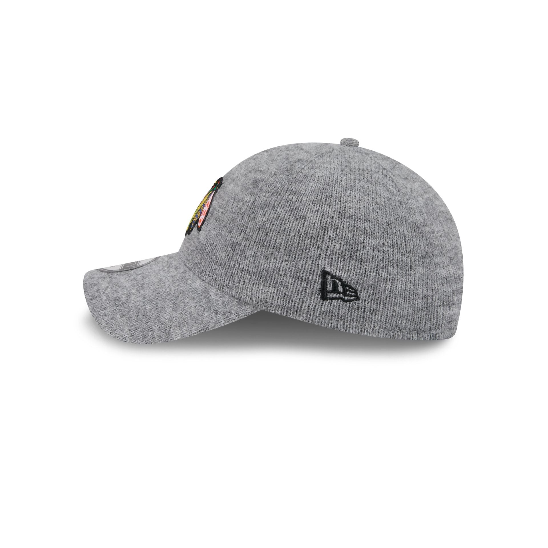Chicago Blackhawks Gray Wool 9TWENTY Adjustable Hat