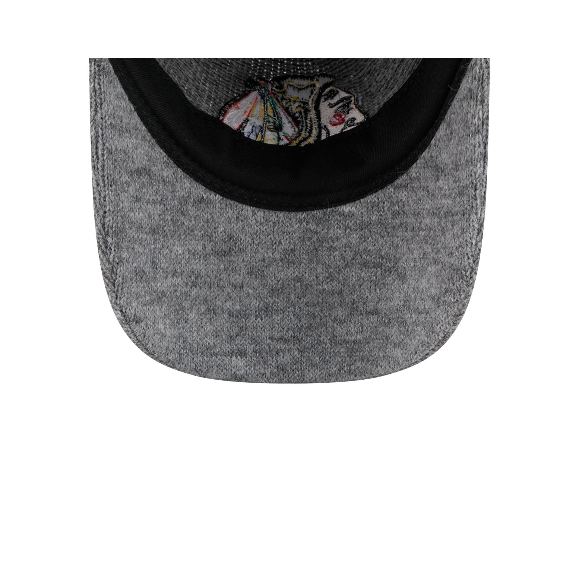 Chicago Blackhawks Gray Wool 9TWENTY Adjustable Hat