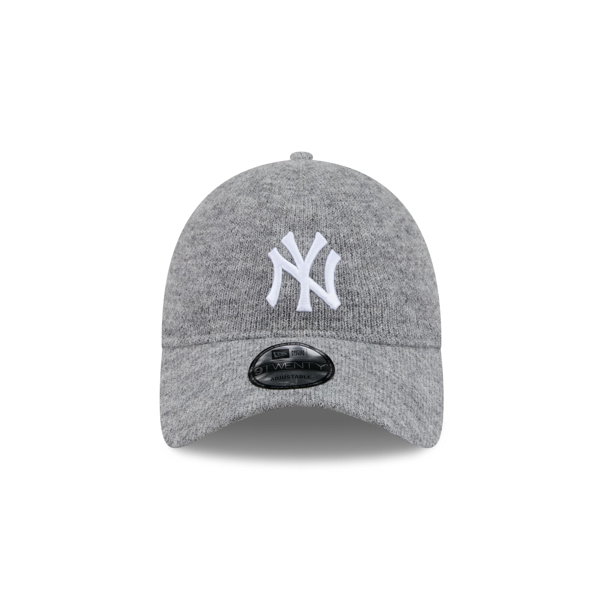 New York Yankees Gray Wool 9TWENTY Adjustable Hat