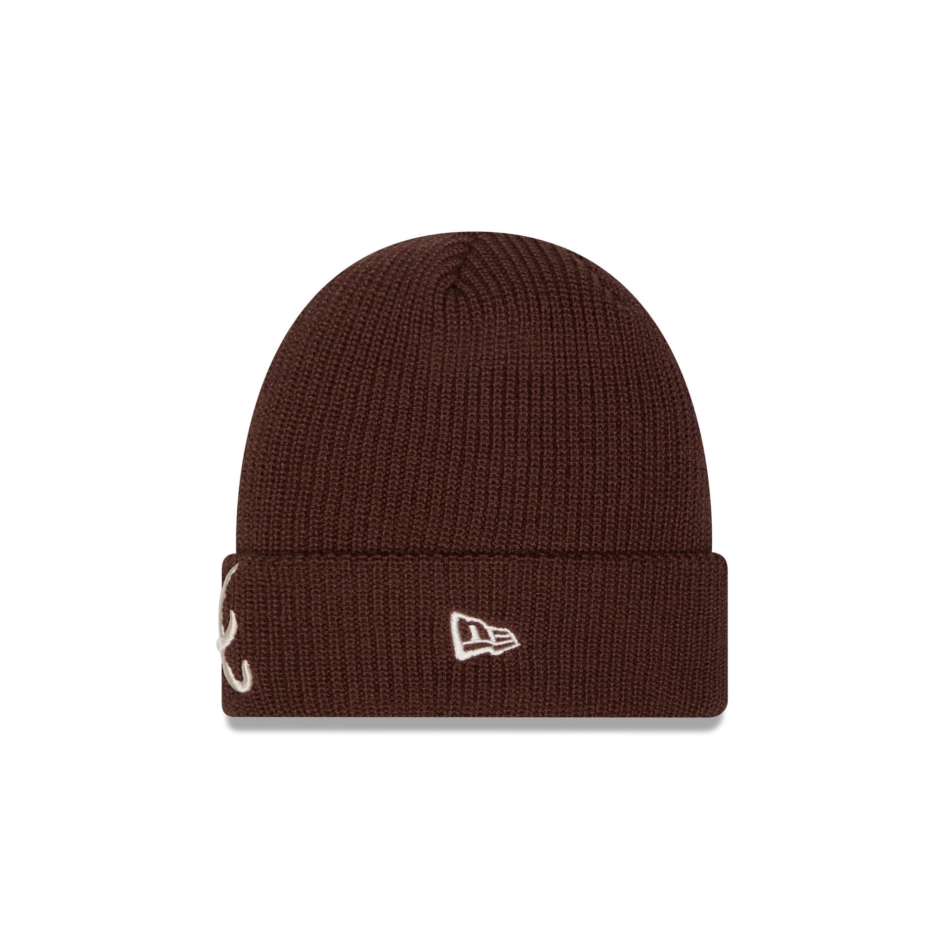 Atlanta Braves Walnut Cuff Knit Beanie Hat