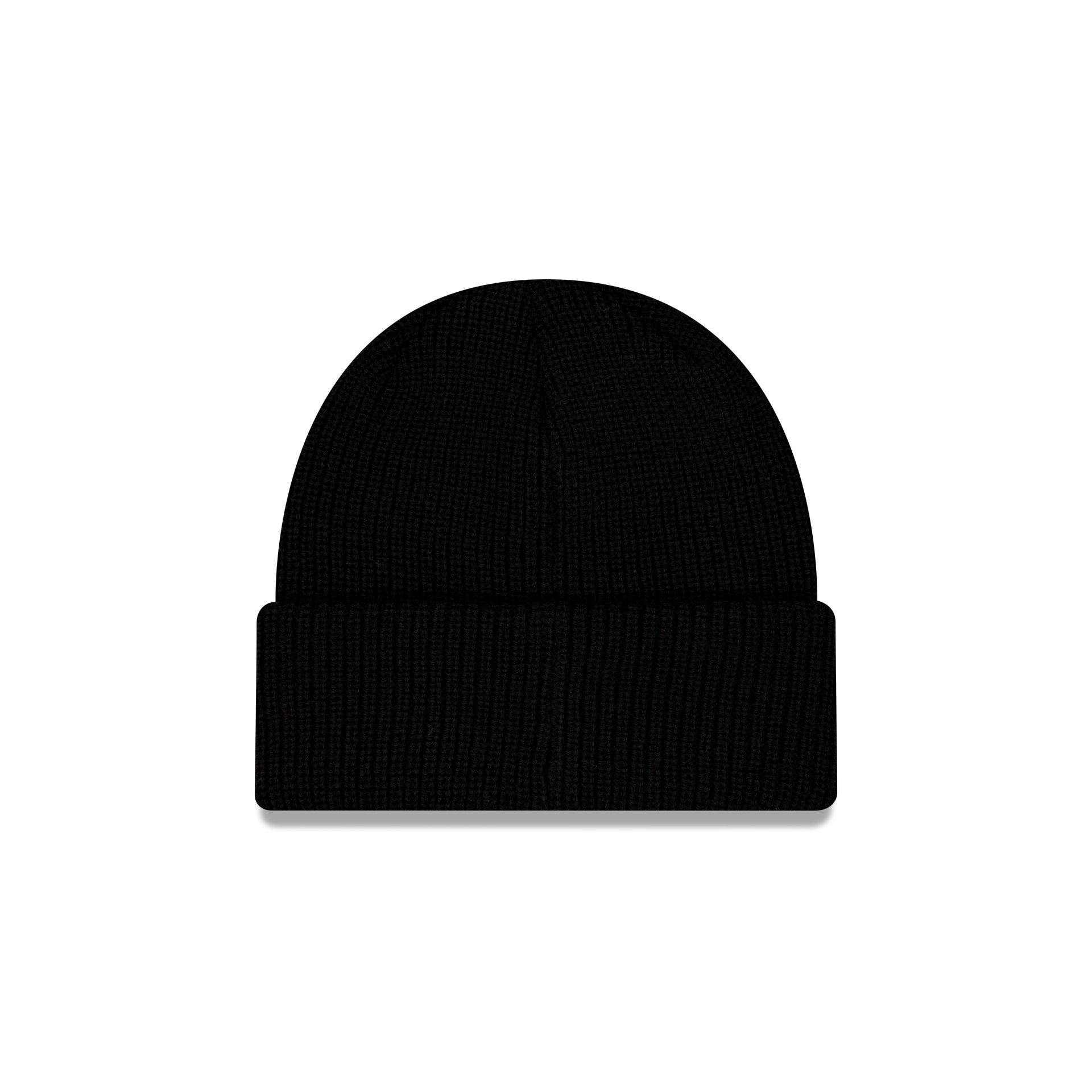 New England Patriots Black Cuff Knit Beanie Hat