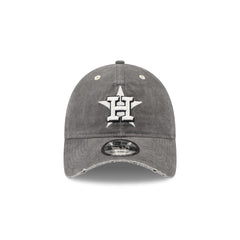 Houston Astros Washed Black Cotton 9TWENTY Adjustable Hat