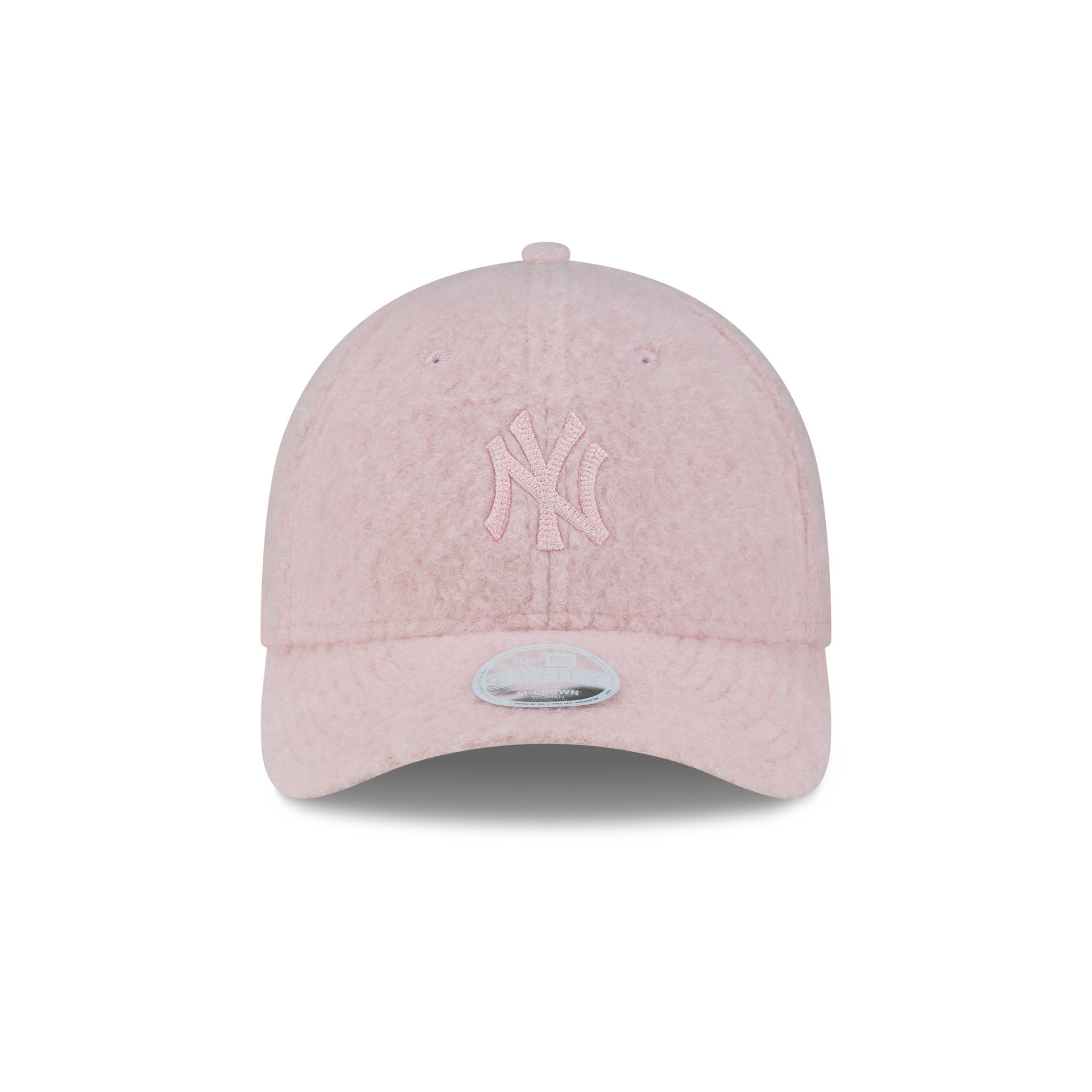 New York Yankees Pink Winter Borg Women's 9FORTY M-Crown Snapback Hat