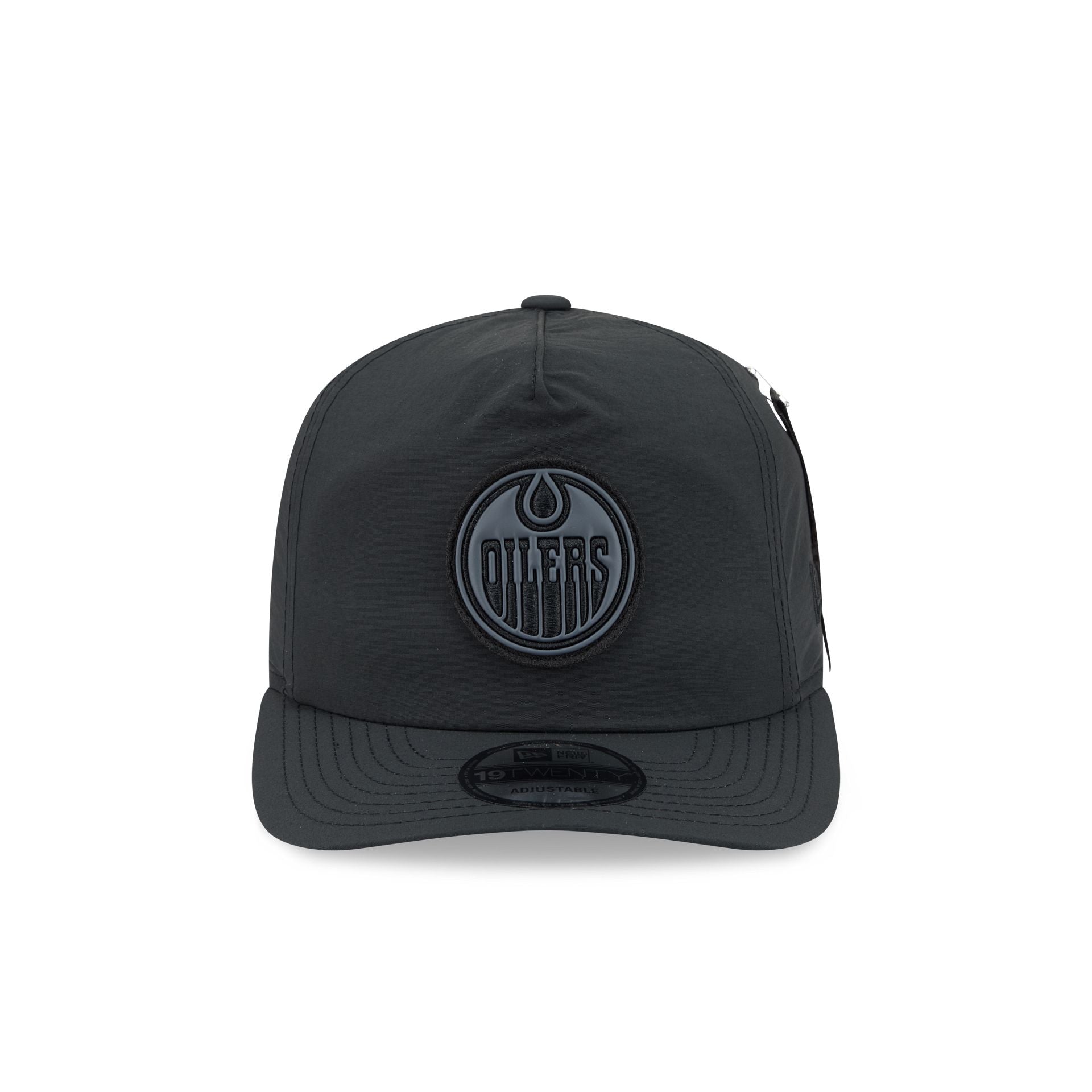 Alpha Industries x Edmonton Oilers Black 19TWENTY Adjustable Hat