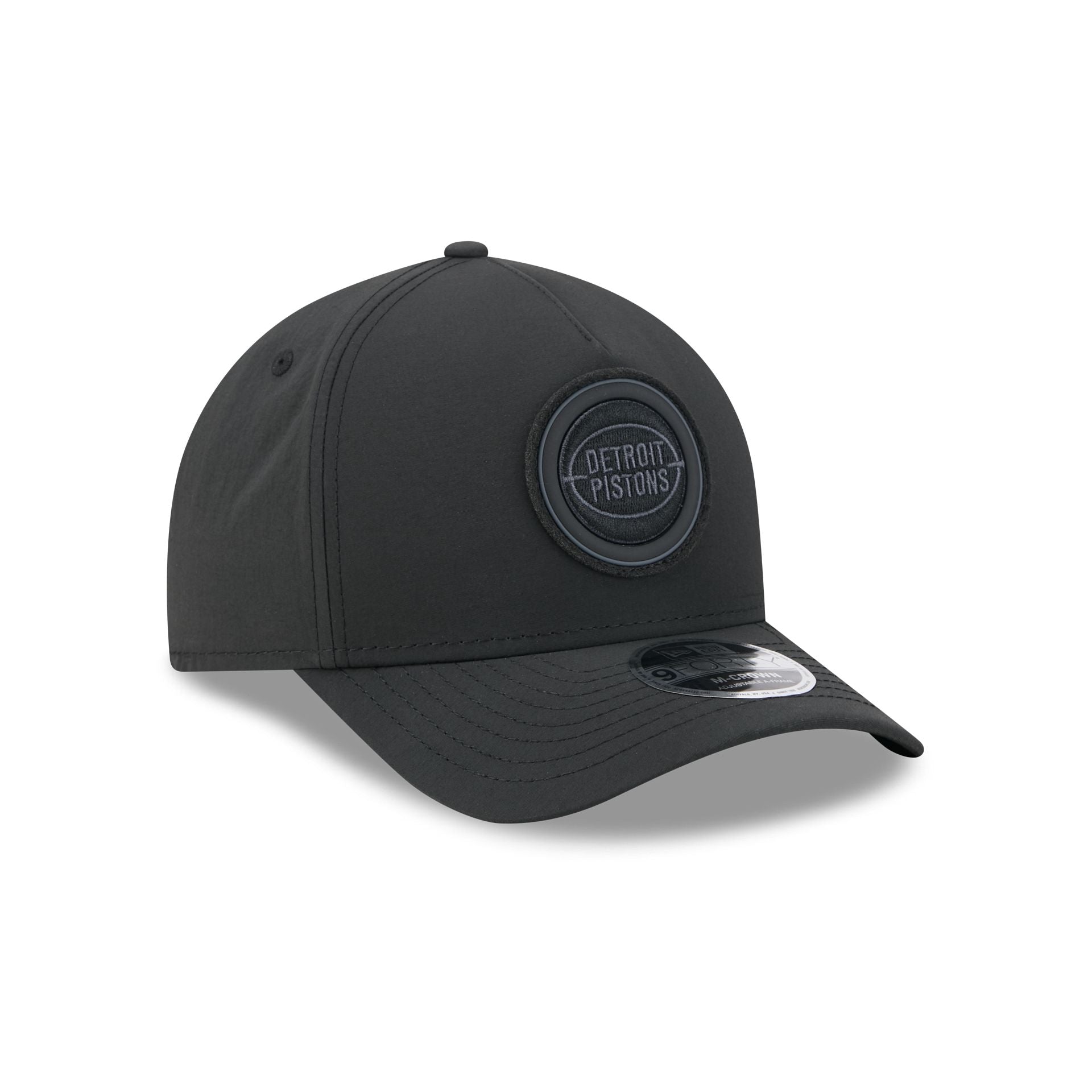Alpha Industries x Detroit Pistons Nylon Black 9FORTY M-Crown A-Frame Snapback Hat
