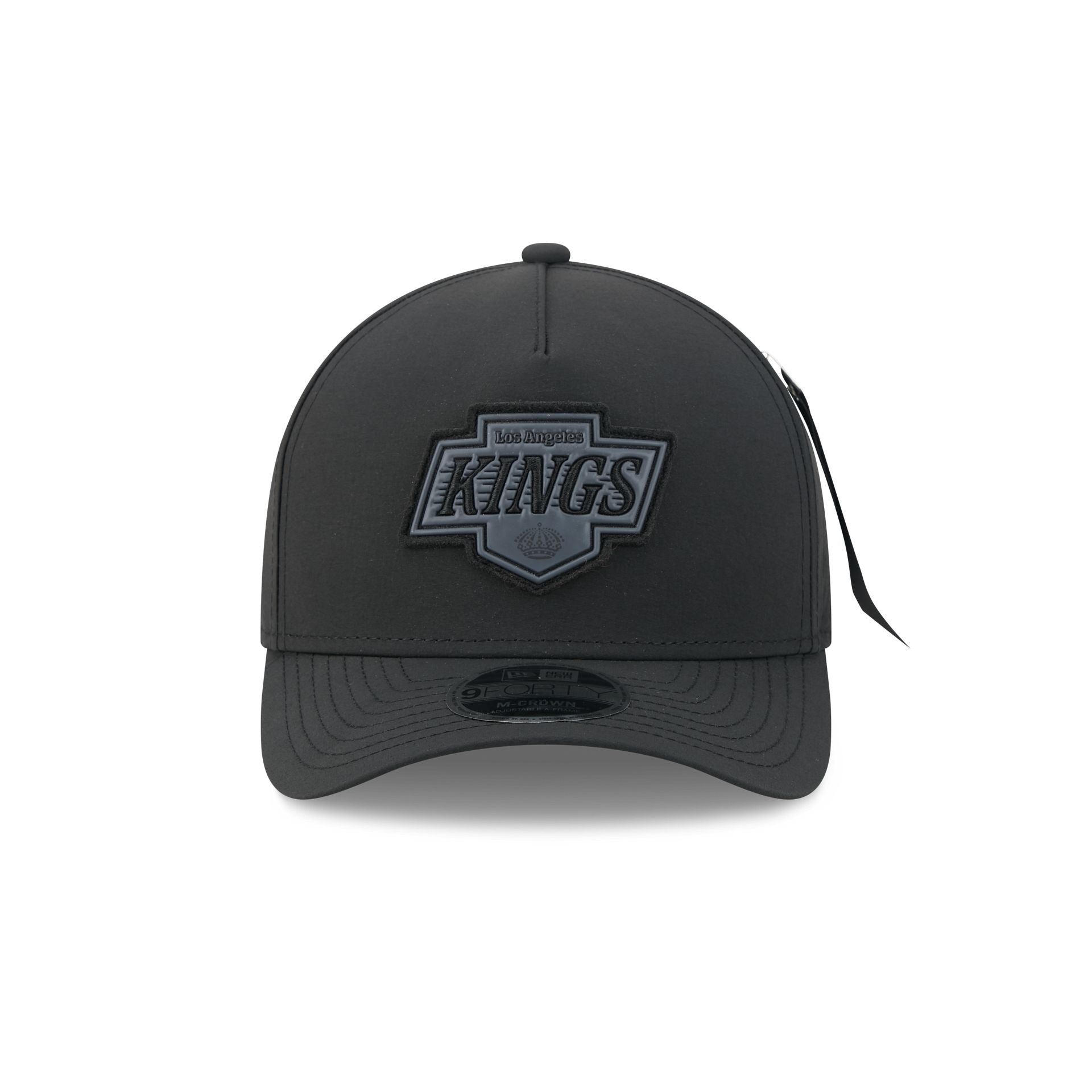 Alpha Industries x Los Angeles Kings Nylon Black 9FORTY M-Crown A-Frame Snapback Hat