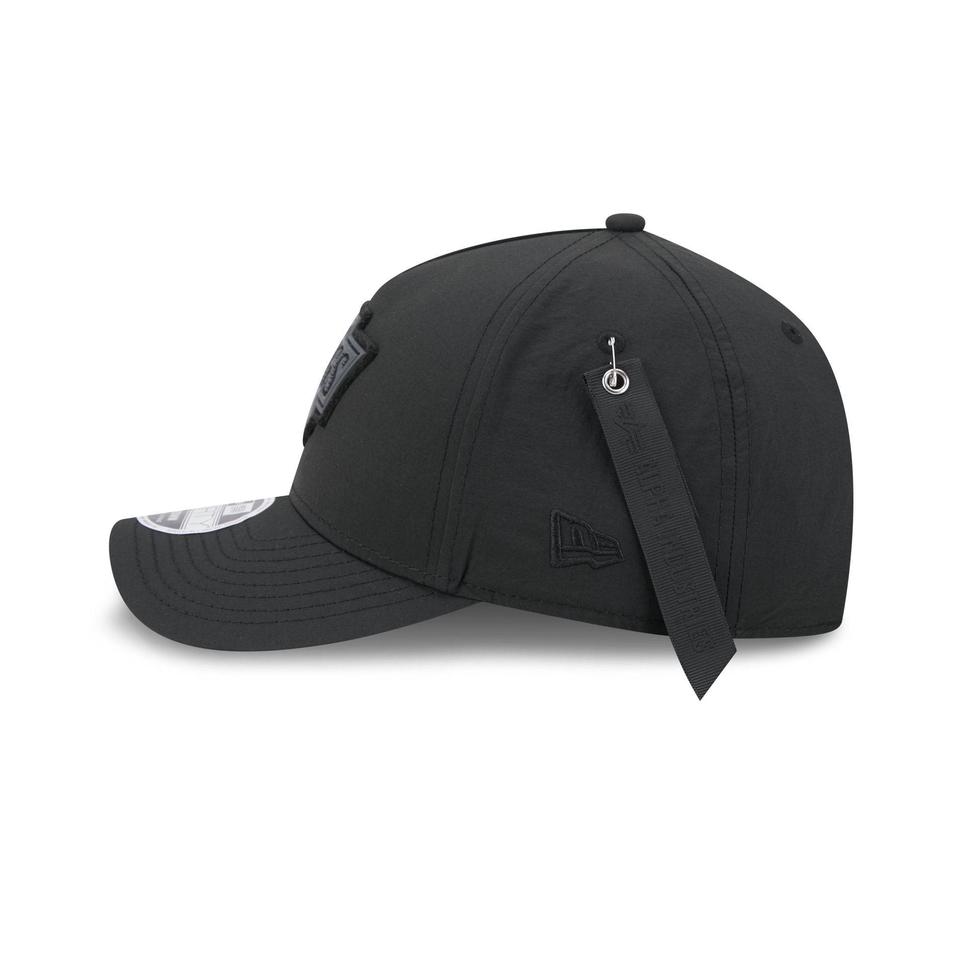 Alpha Industries x Los Angeles Kings Nylon Black 9FORTY M-Crown A-Frame Snapback Hat