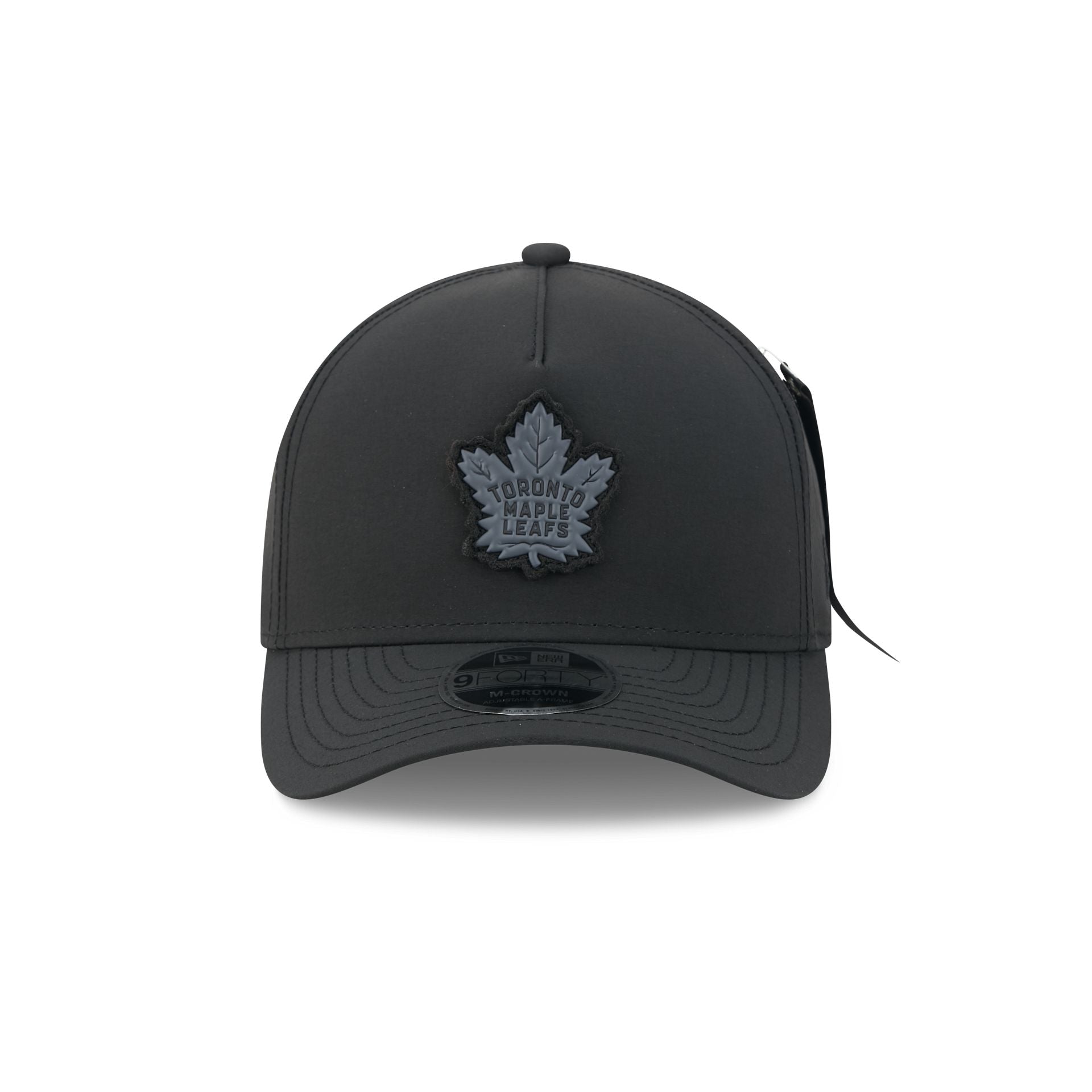 Alpha Industries x Toronto Maple Leafs Nylon Black 9FORTY M-Crown A-Frame Snapback Hat