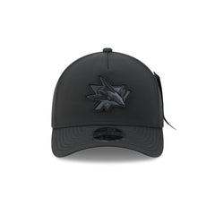 Alpha Industries x San Jose Sharks Nylon Black 9FORTY M-Crown A-Frame Snapback Hat