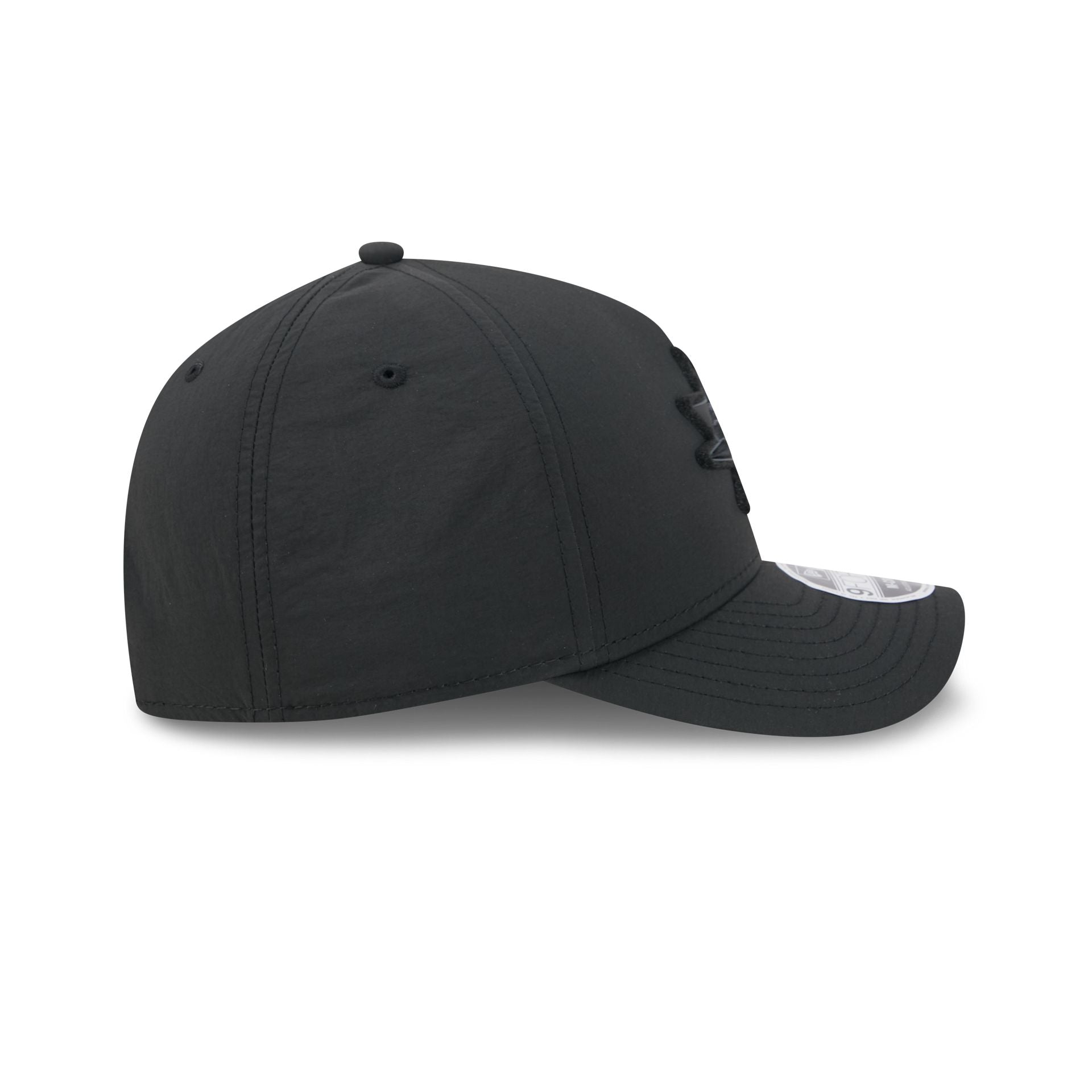 Alpha Industries x San Jose Sharks Nylon Black 9FORTY M-Crown A-Frame Snapback Hat