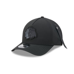Alpha Industries x Chicago Blackhawks Nylon Black 9FORTY M-Crown A-Frame Snapback Hat