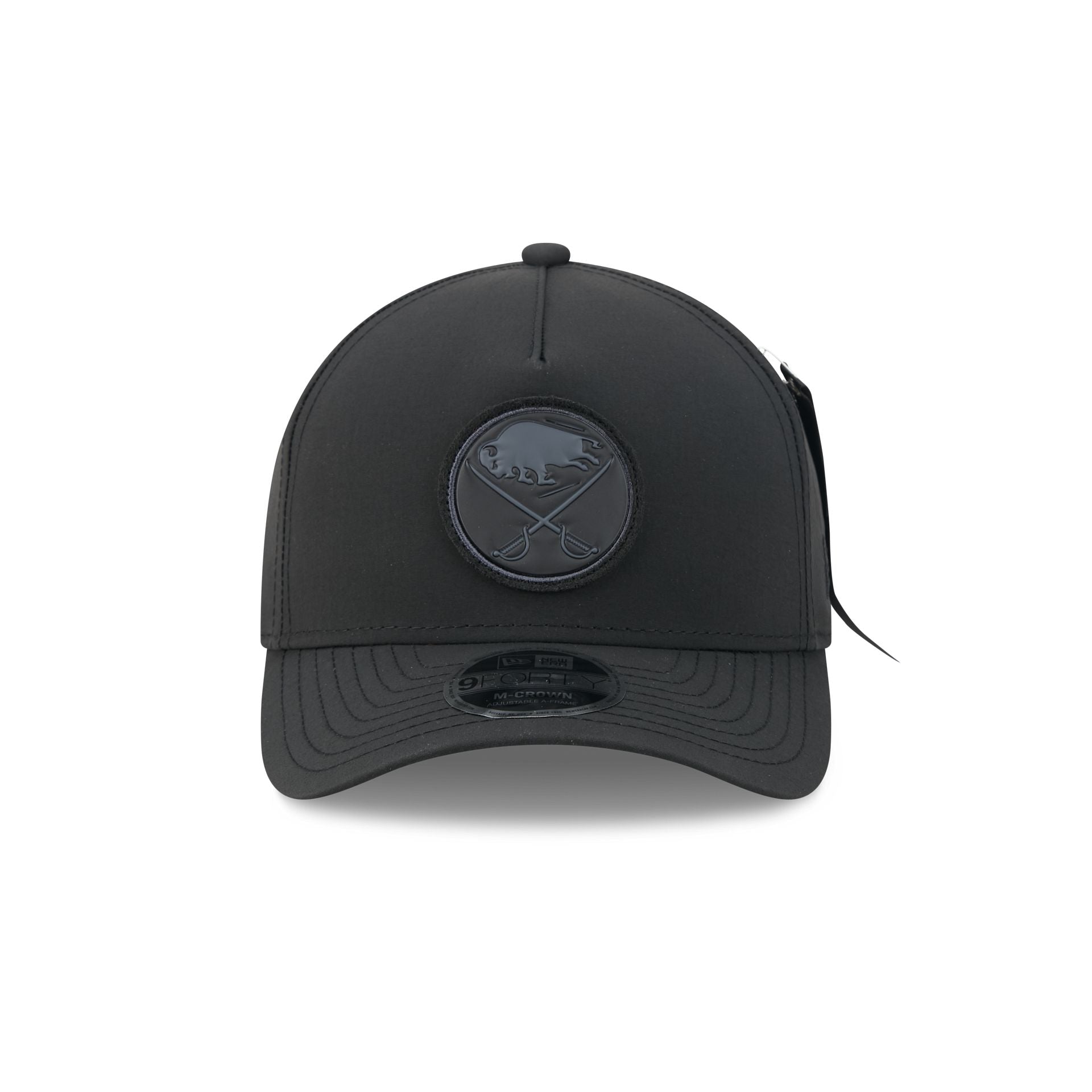Alpha Industries x Buffalo Sabres Nylon Black 9FORTY M-Crown A-Frame Snapback Hat