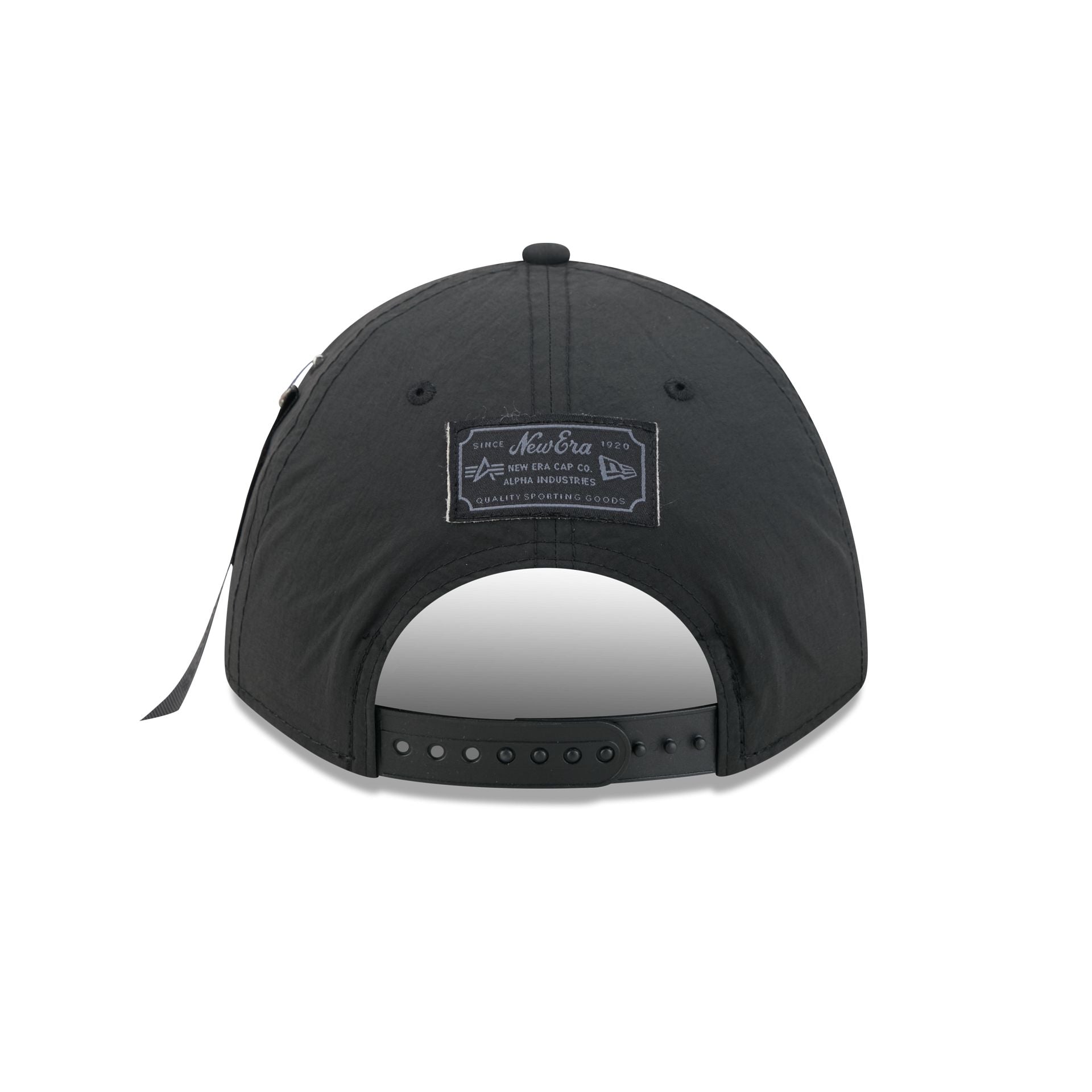 Alpha Industries x Buffalo Sabres Nylon Black 9FORTY M-Crown A-Frame Snapback Hat