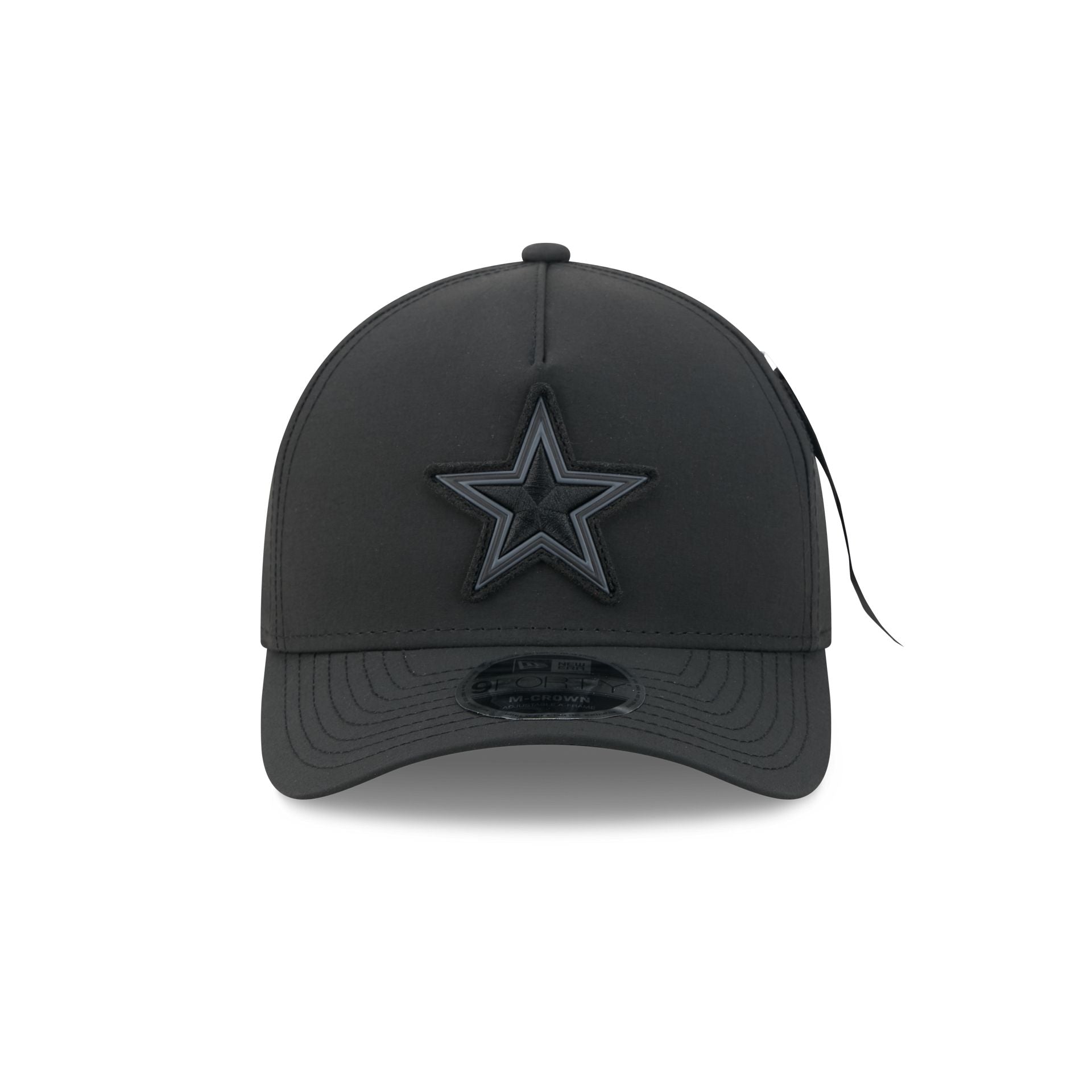 Alpha Industries x Dallas Cowboys Nylon Black 9FORTY M-Crown A-Frame Snapback Hat