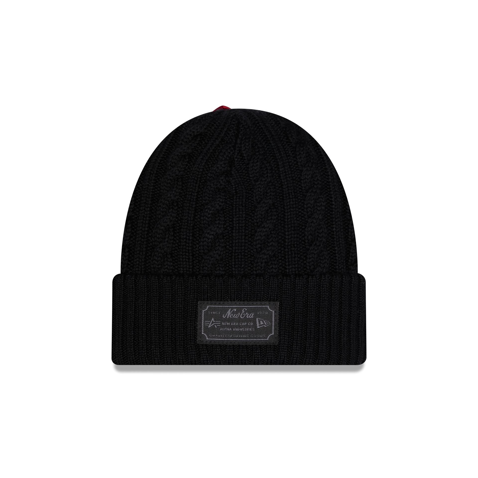 Alpha Industries x Boston Bruins Cable Knit Hat