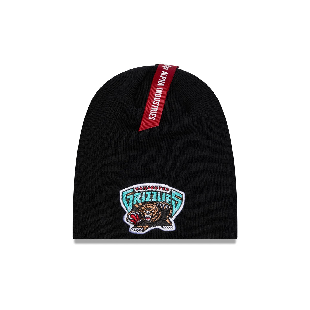 Alpha Industries x Vancouver Grizzlies Black Beanie Hat