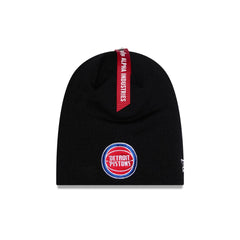 Alpha Industries x Detroit Pistons Black Beanie Hat