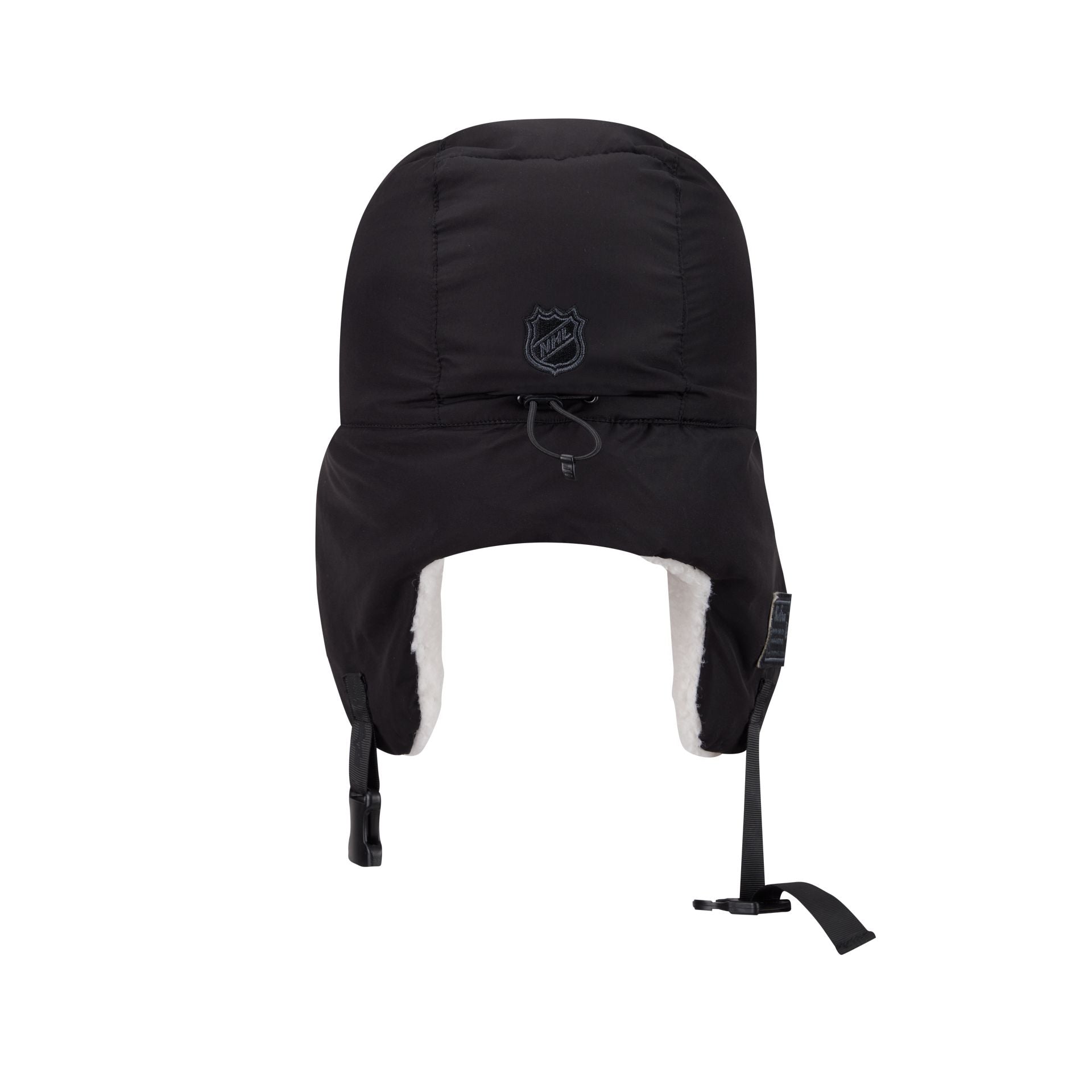 Alpha Industries x Toronto Maple Leafs Black Puffer Trapper Hat