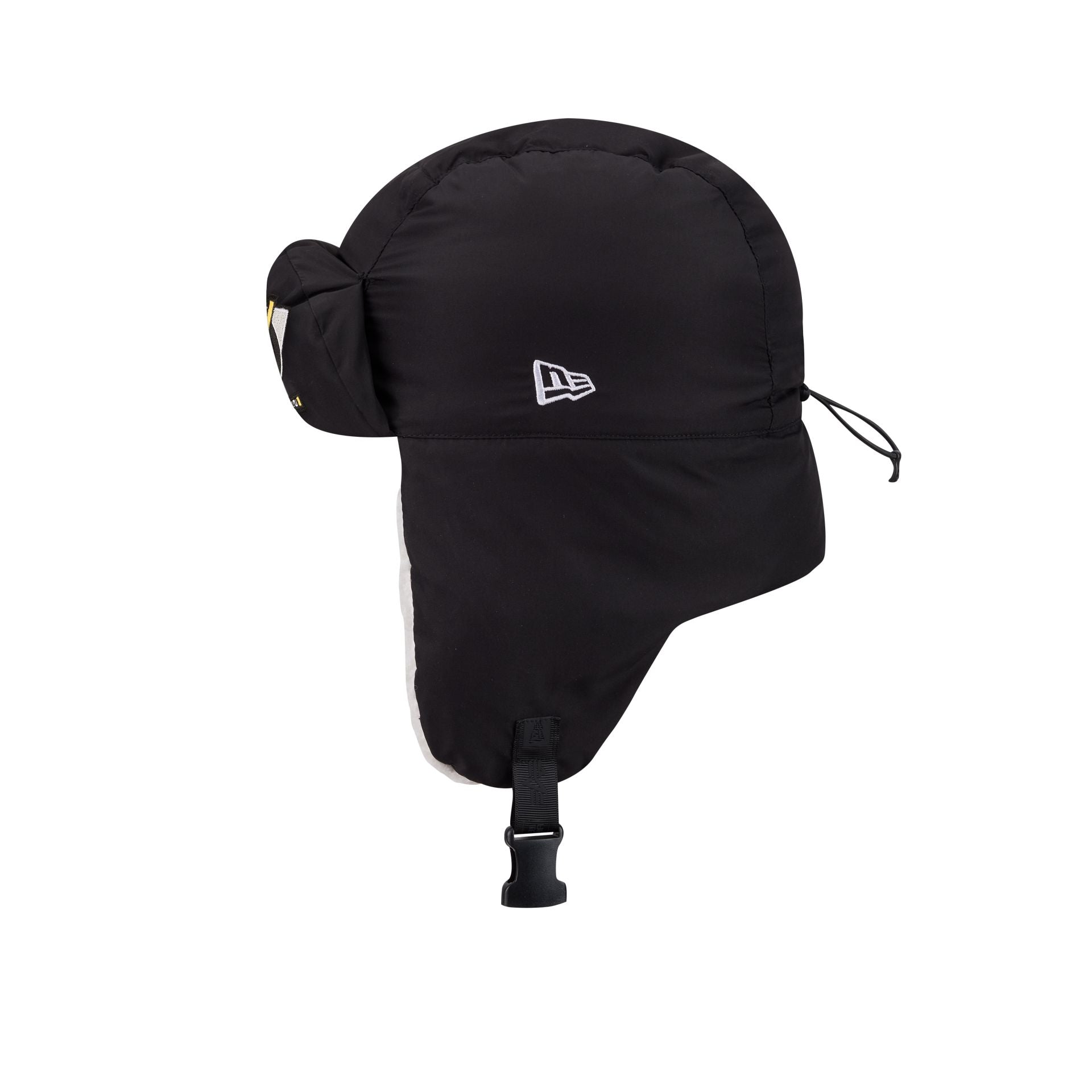 Alpha Industries x Anaheim Ducks Black Puffer Trapper Hat