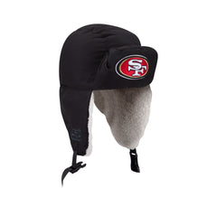 Alpha Industries x San Francisco 49ers Black Puffer Trapper Hat