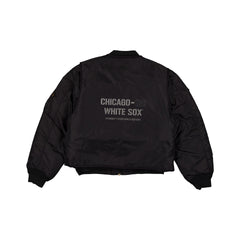 Alpha Industries x Chicago White Sox Black 2-in-1 MA-1 Flight Jacket + Vest