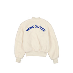 Alpha Industries x Vancouver Canucks Women's Sherpa MA-1 Flight Jacket