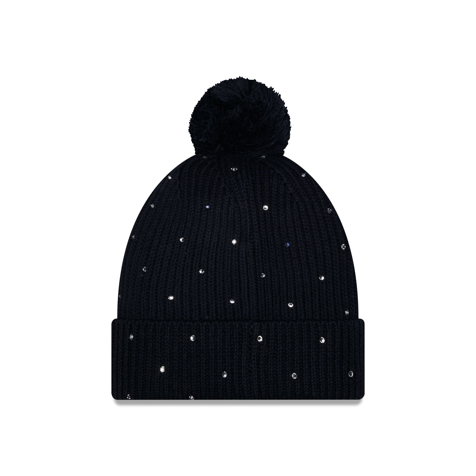Houston Astros Women's Rhinestone Pom Knit Hat
