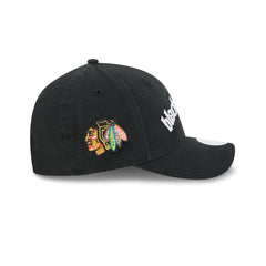 Chicago Blackhawks Gothic Font Women's 9FORTY M-Crown Snapback Hat