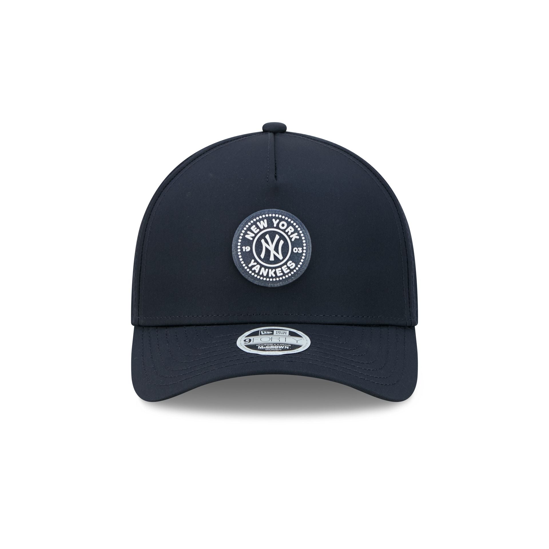 New York Yankees Glitter Patch Women's 9FORTY M-Crown A-Frame Snapback Hat